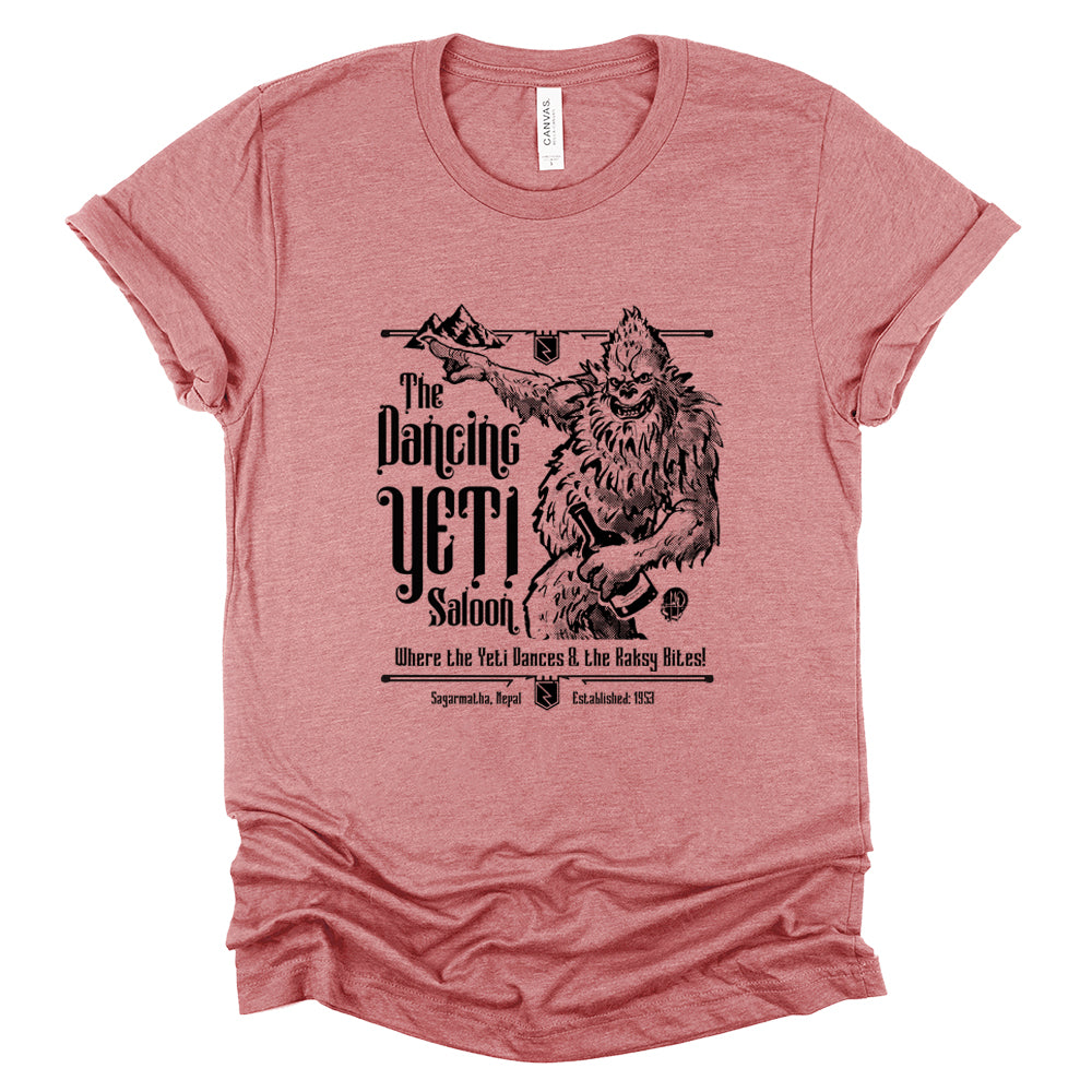 Dancing Yeti Saloon T-shirt