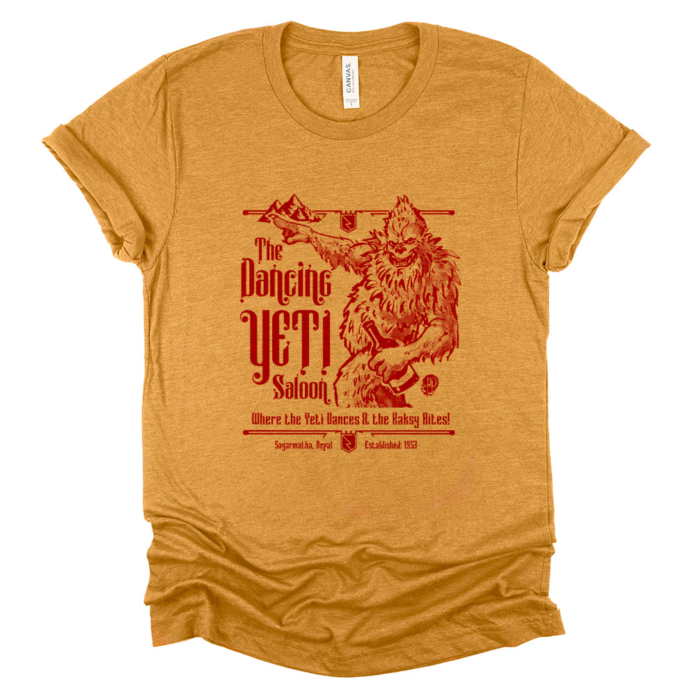 Dancing Yeti Saloon T-shirt