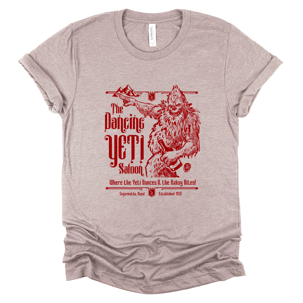 Dancing Yeti Saloon T-shirt
