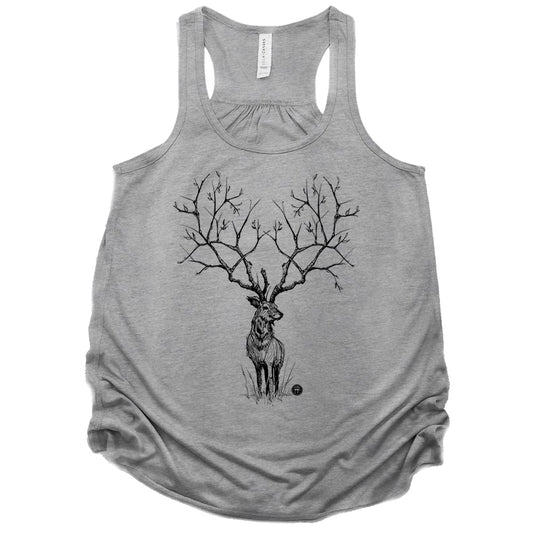 Enchanted Deer: Majestic Tranquility Tank Top