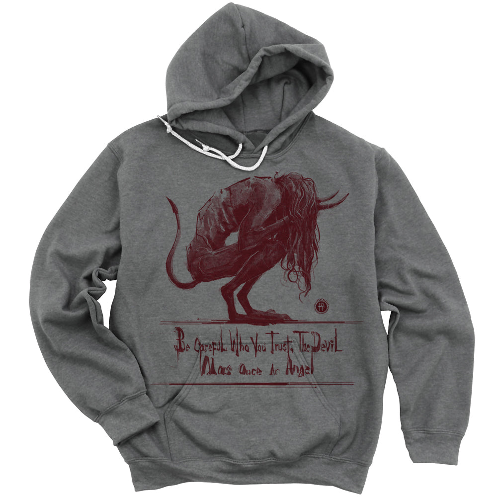 Don't Trust the Devil: Beware the Fallen Angel Hoodie