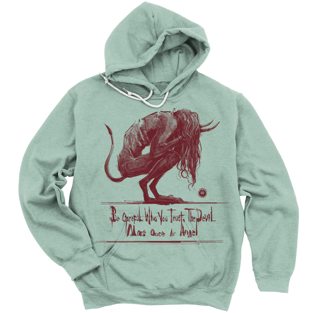Don't Trust the Devil: Beware the Fallen Angel Hoodie