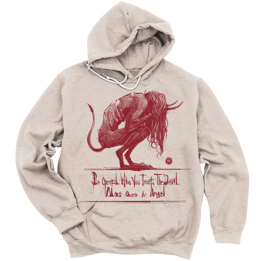 Don't Trust the Devil: Beware the Fallen Angel Hoodie