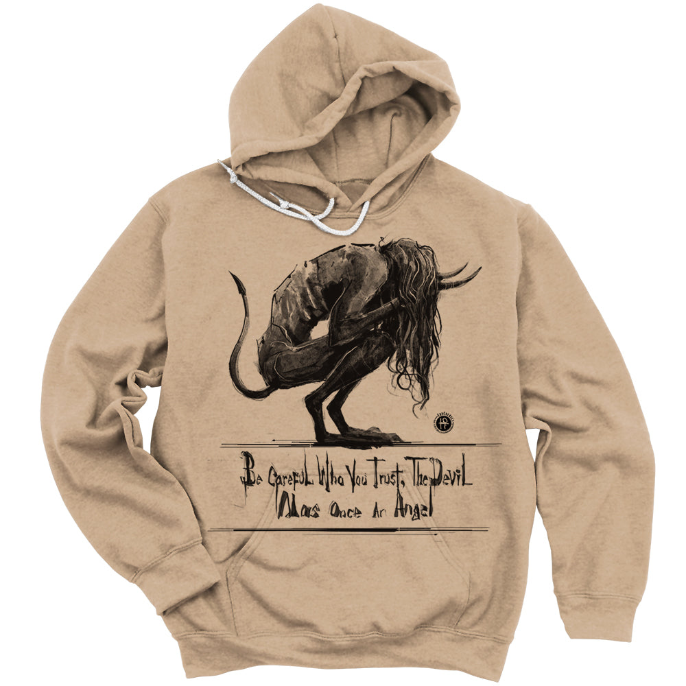 Don't Trust the Devil: Beware the Fallen Angel Hoodie