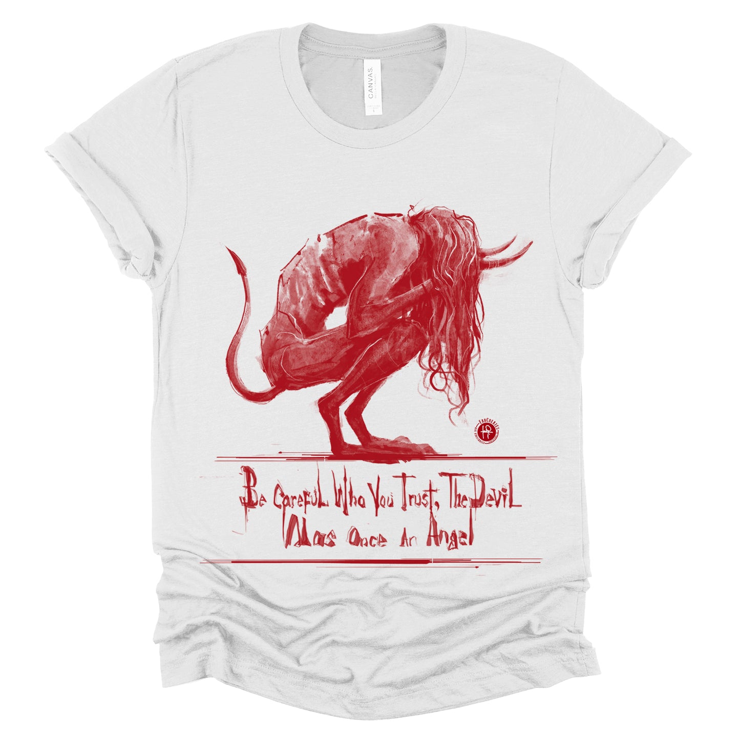Don't Trust the Devil: Beware of the Fallen Angel T-Shirt