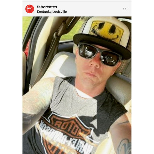 Stitched Lips: Don't Say a Word Trucker Hat