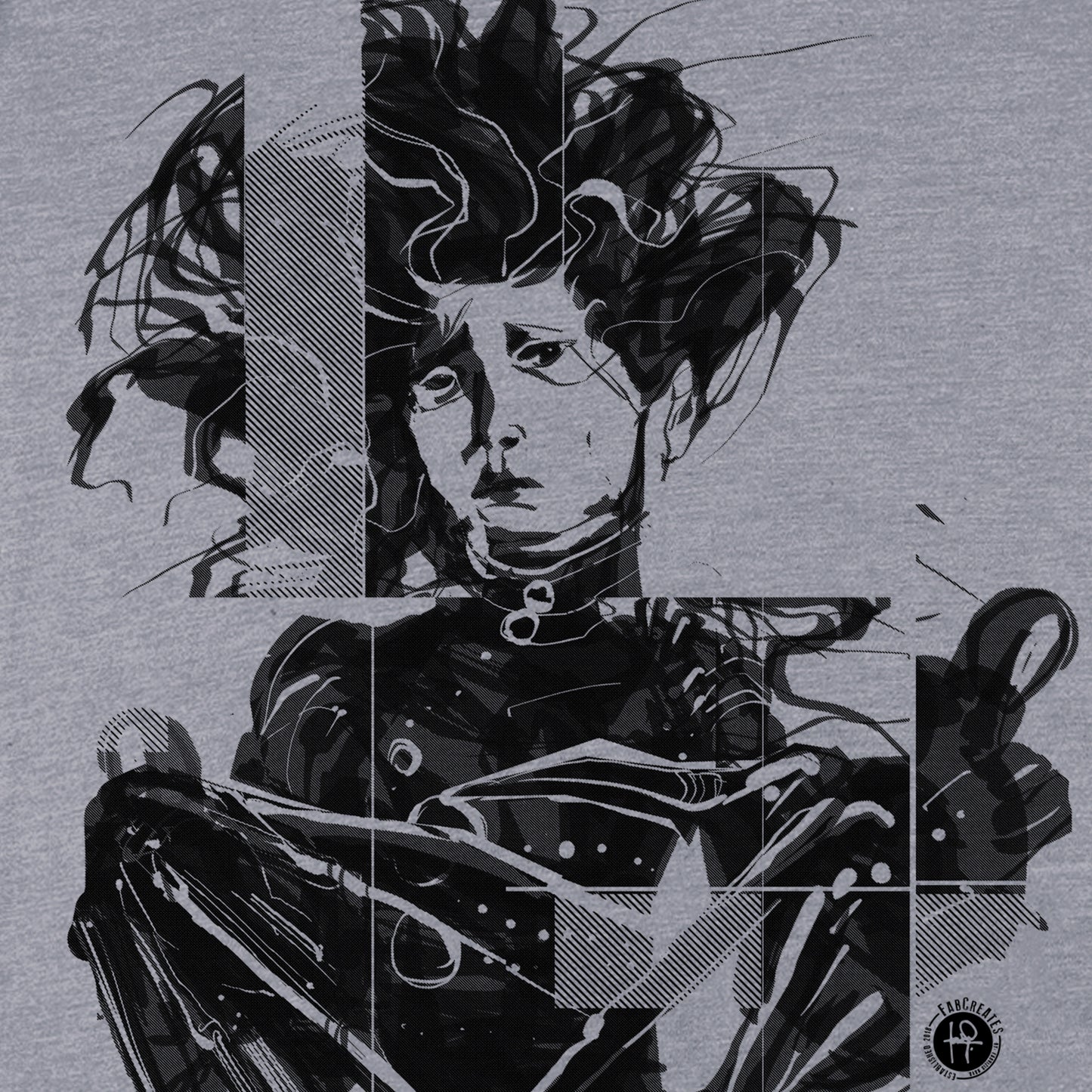 Crazy Scissors Hands: A Tribute to Tim Burton's Edward T-Shirt