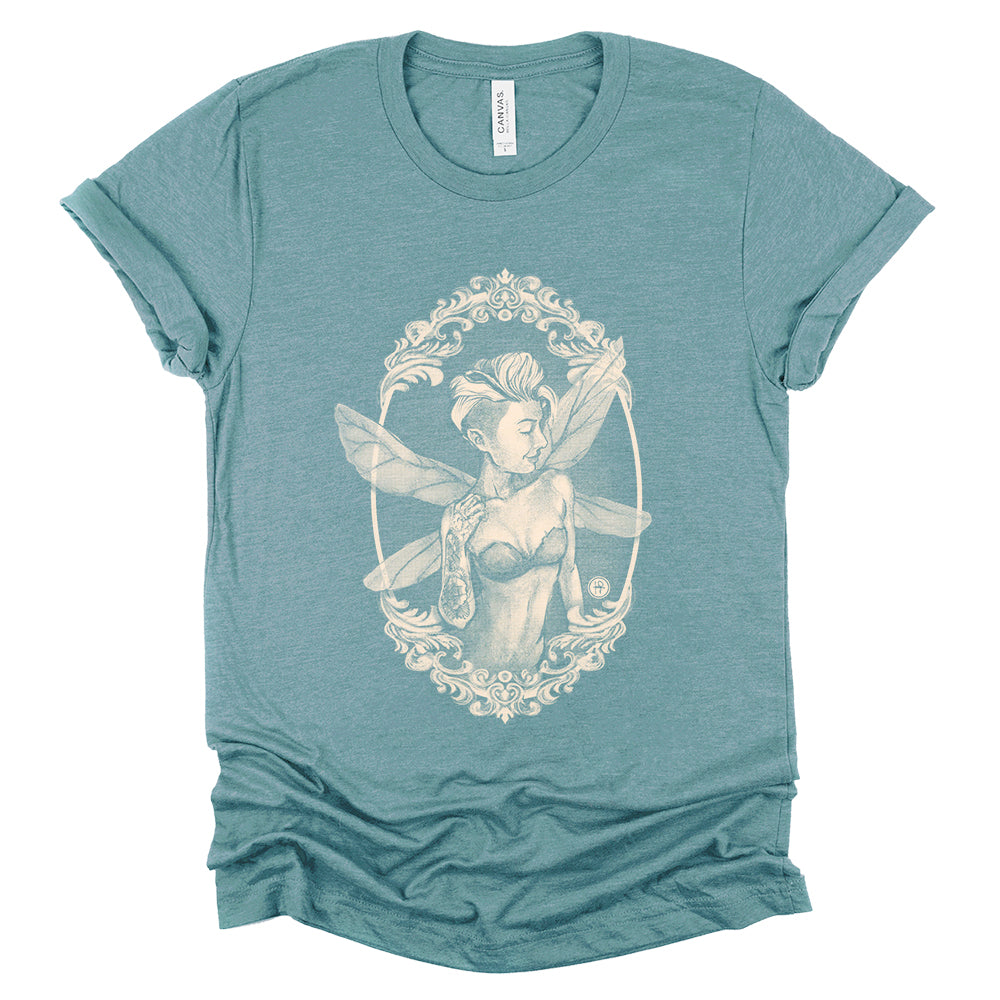 Fairy in the Mirror: Reflecting Enchantment T-shirt