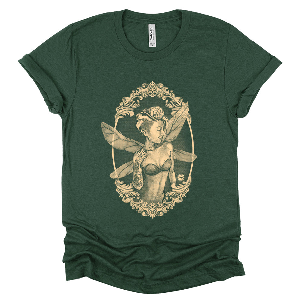 Fairy in the Mirror: Reflecting Enchantment T-shirt