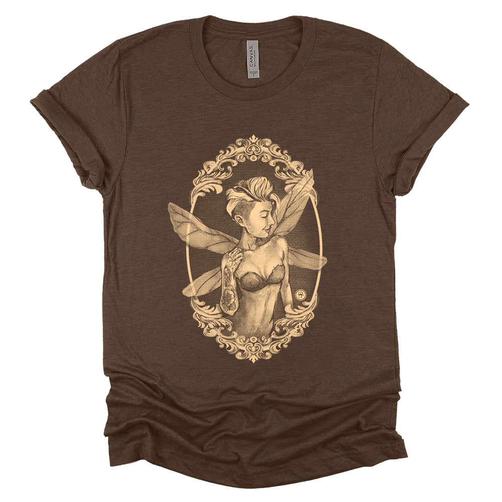 Fairy in the Mirror: Reflecting Enchantment T-shirt