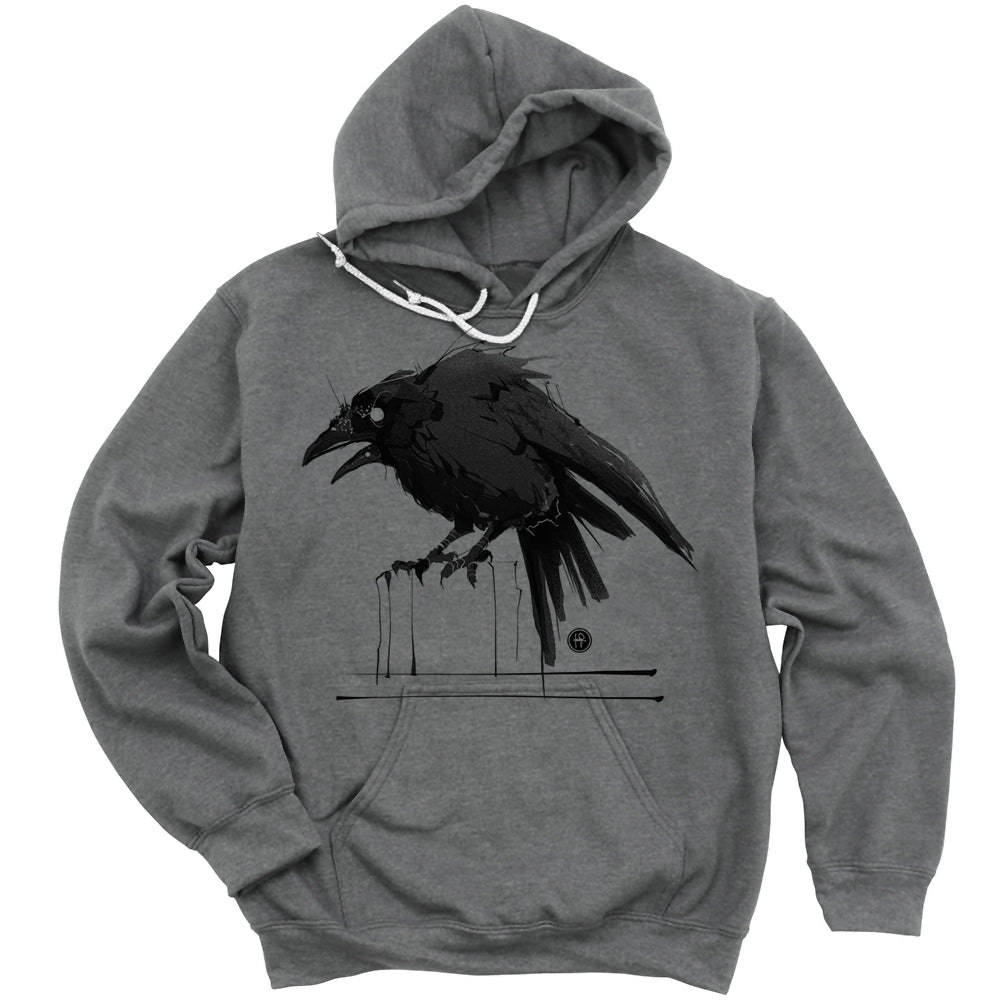 Feisty Crow: Bold and Untamed Hoodie
