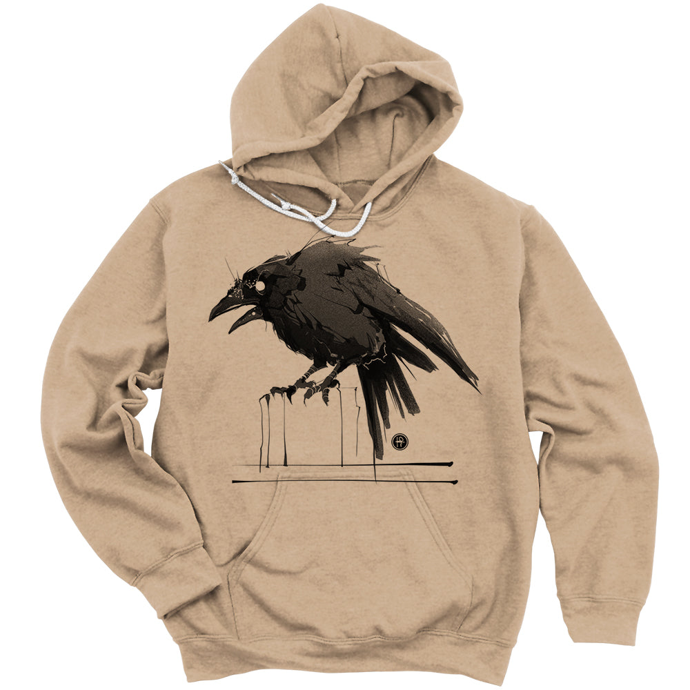 Feisty Crow: Bold and Untamed Hoodie