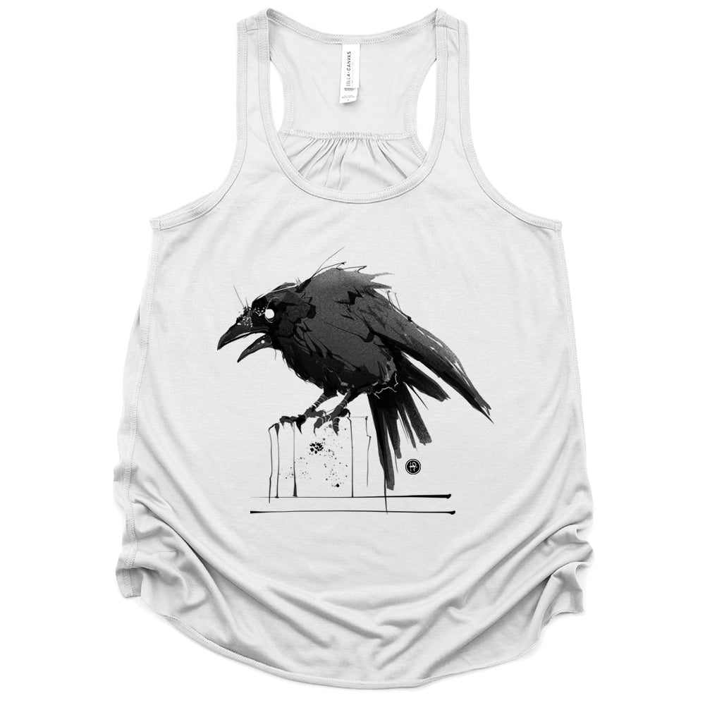 Feisty Crow: Bold and Untamed Tank Top