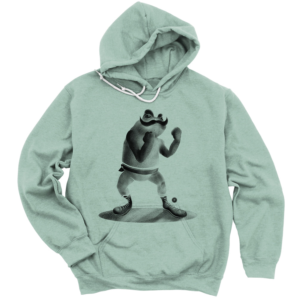 Fighting Frog Hoodie: Bold, Determined & Unstoppable