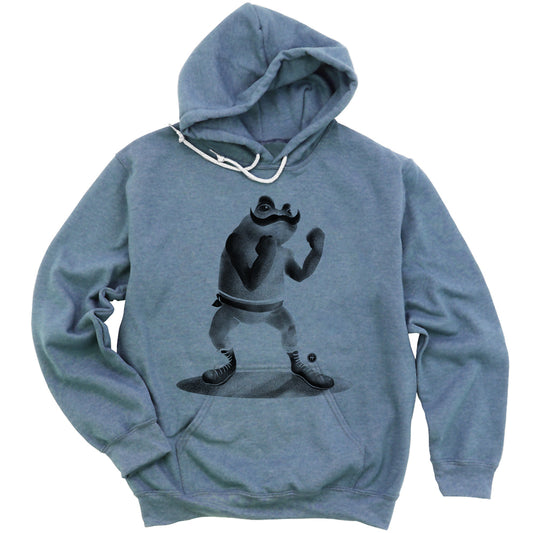 Fighting Frog Hoodie: Bold, Determined & Unstoppable