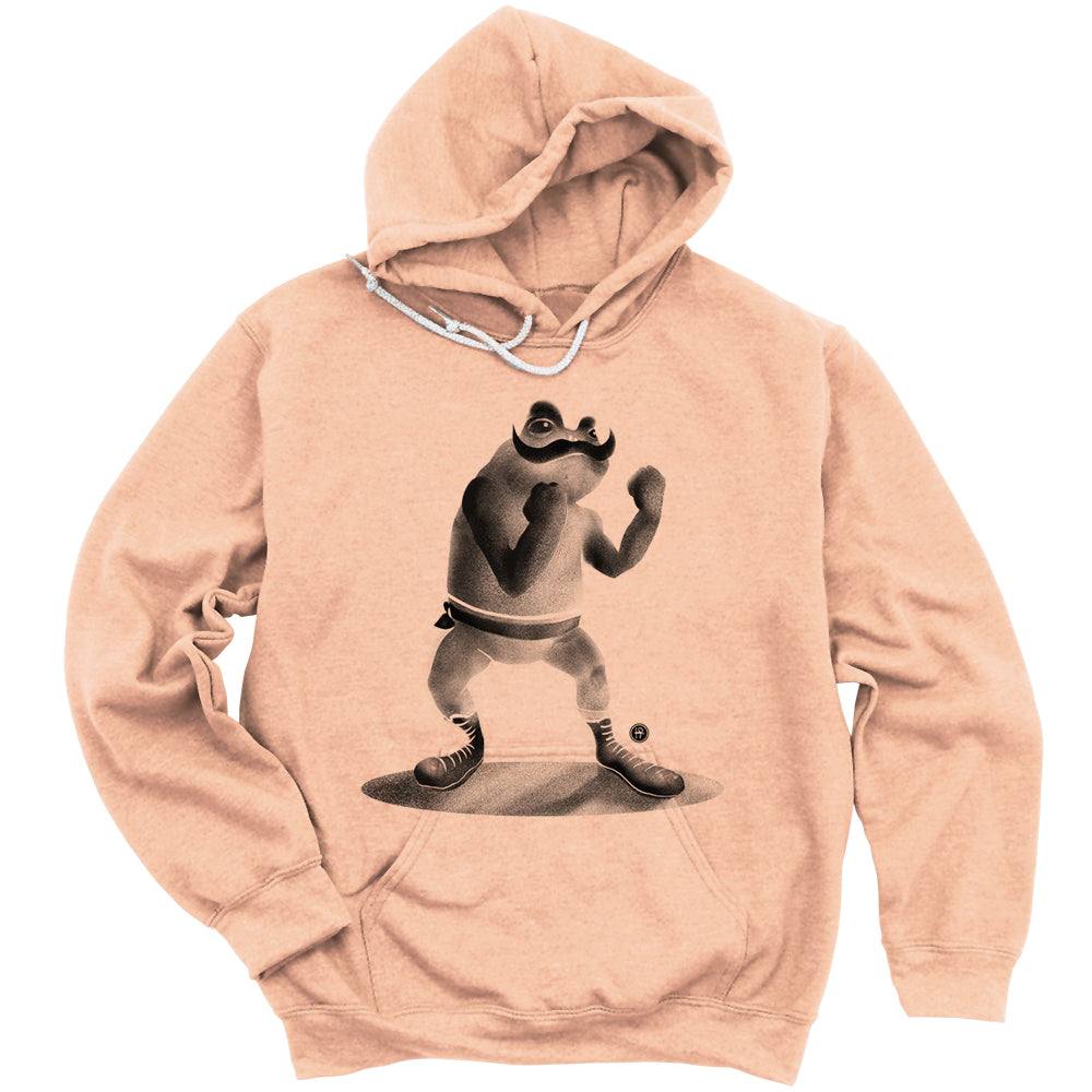 Fighting Frog Hoodie: Bold, Determined & Unstoppable
