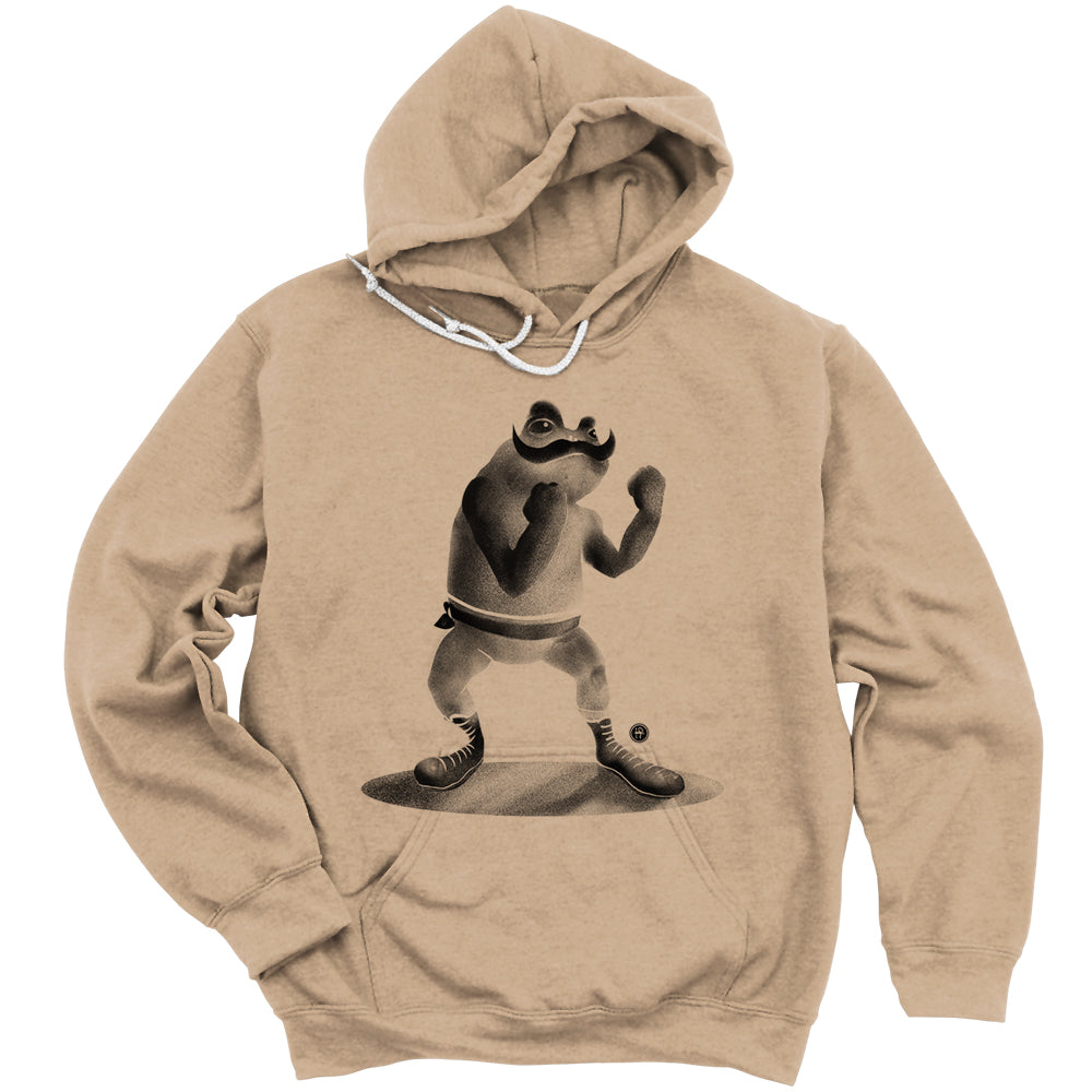 Fighting Frog Hoodie: Bold, Determined & Unstoppable