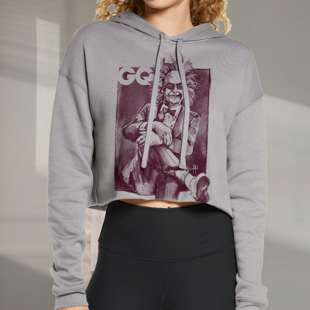 GQ Beetlejuice: Smooth Operator Women's Crop Hoodie