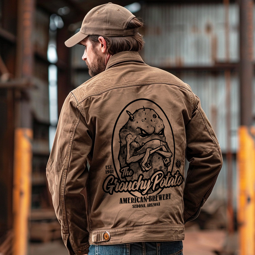 Grouchy Potato Brewery: Crafted Perfection Maverick Jacket