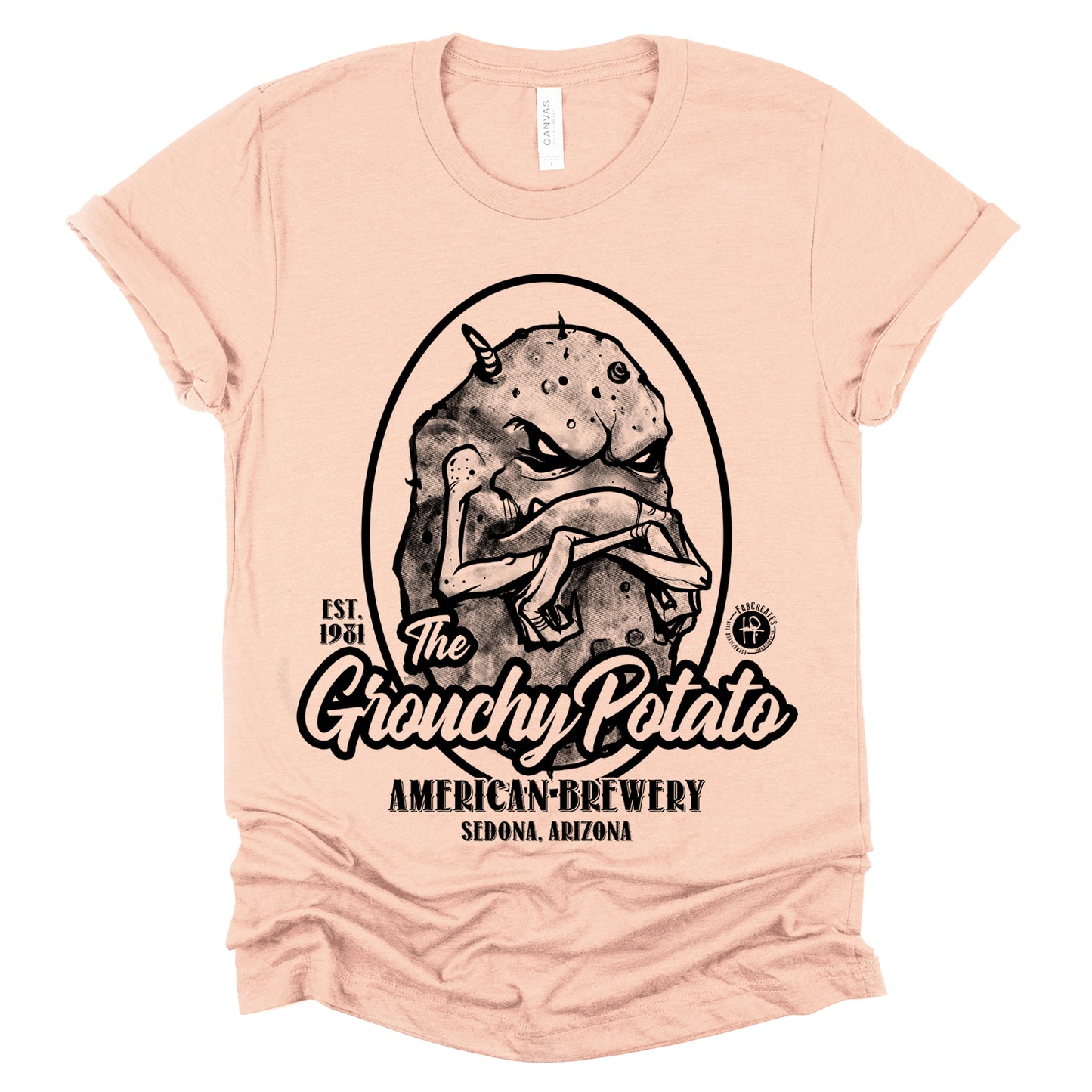 Grouchy Potato Brewery: Crafted Perfection T-shirt