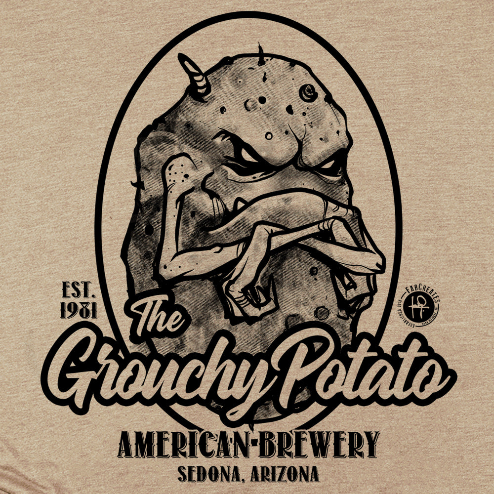 Grouchy Potato Brewery: Crafted Perfection T-shirt