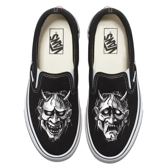 Hannya Masks Vans Slip ons