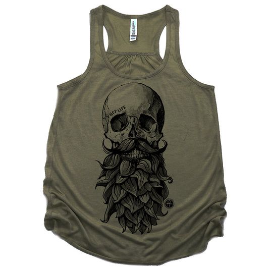 Hop Life Skull: Crafted for Connoisseurs Tank Top