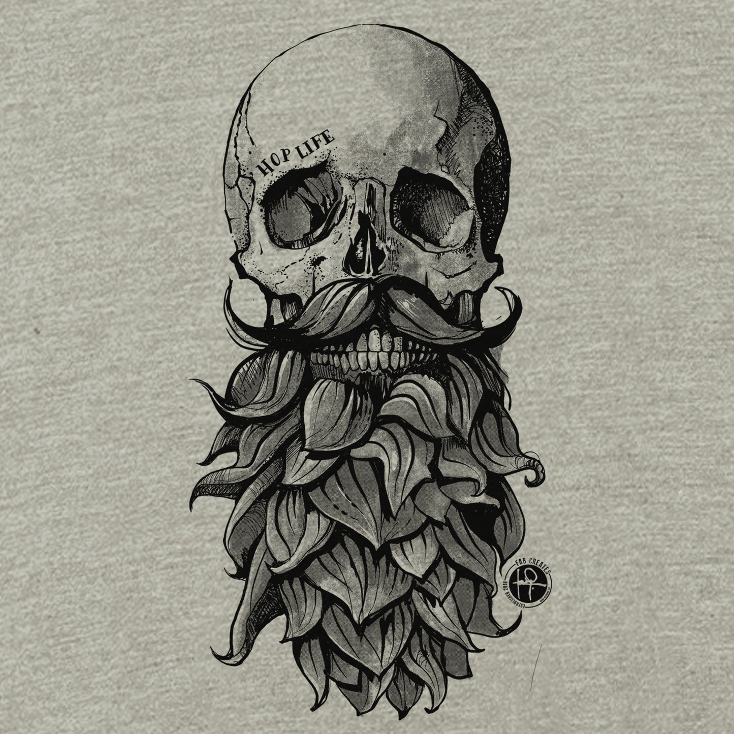Hop Life Skull: Crafted for Connoisseurs T-shirt