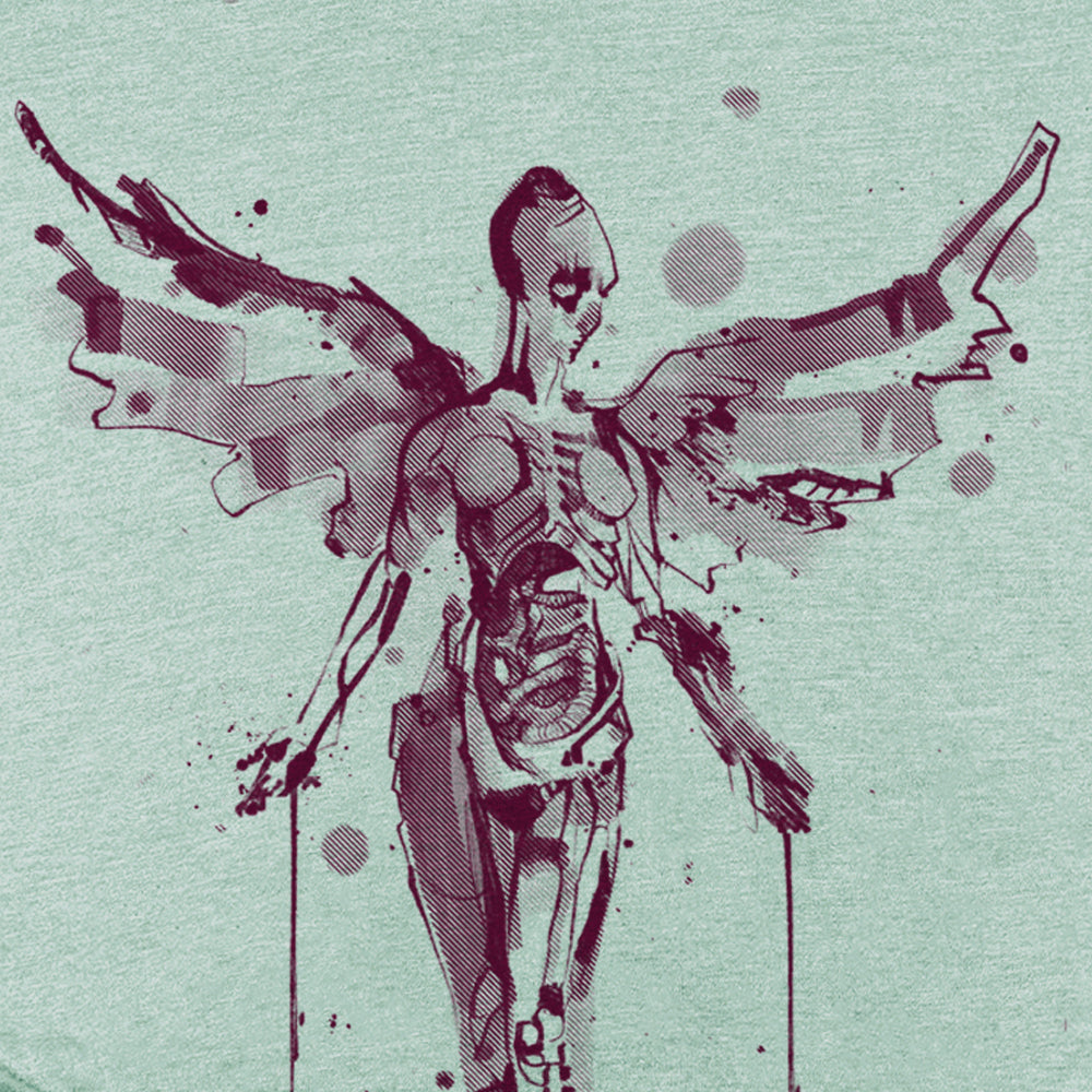 In Utero Angel: A Grunge Homage T-shirt