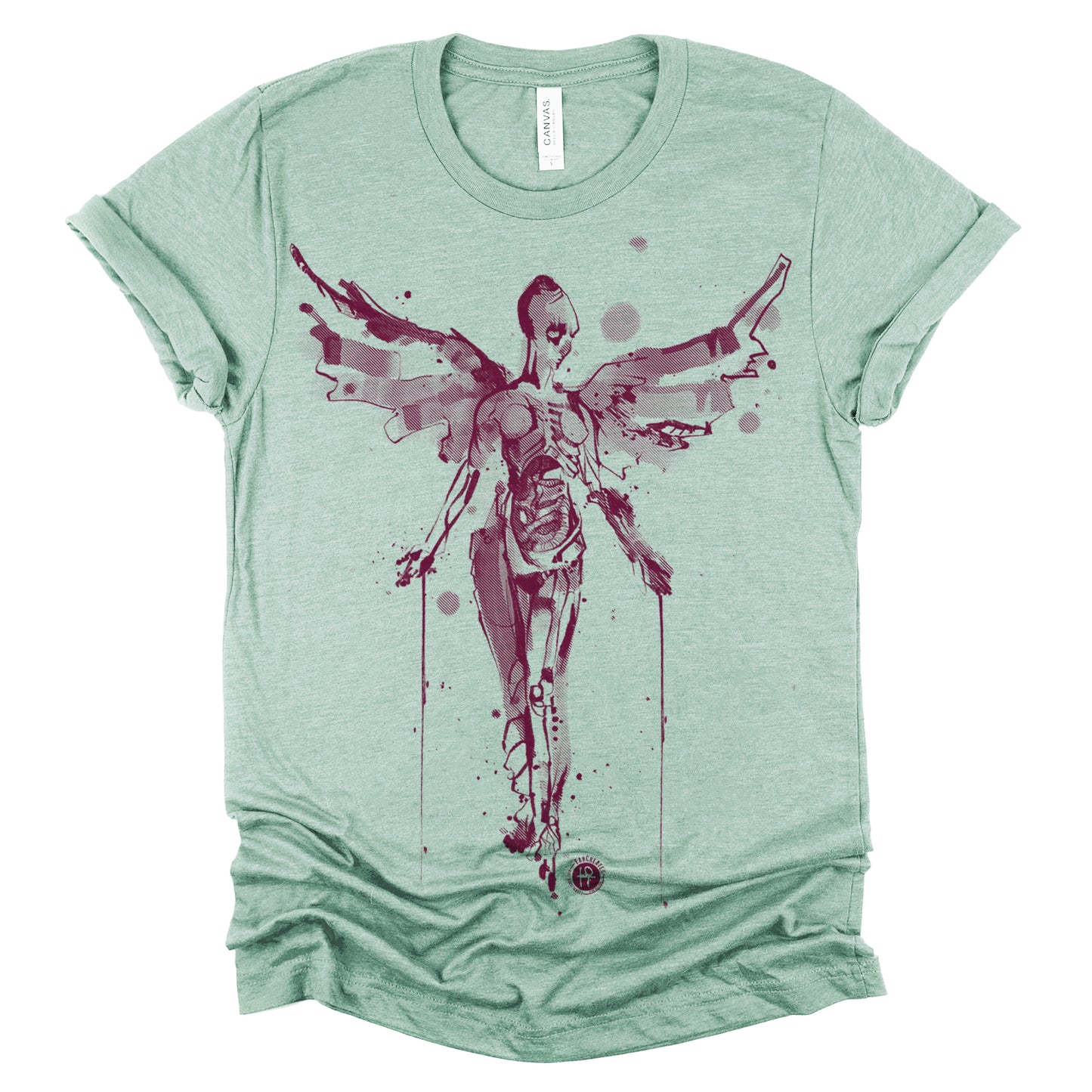 In Utero Angel: A Grunge Homage T-shirt
