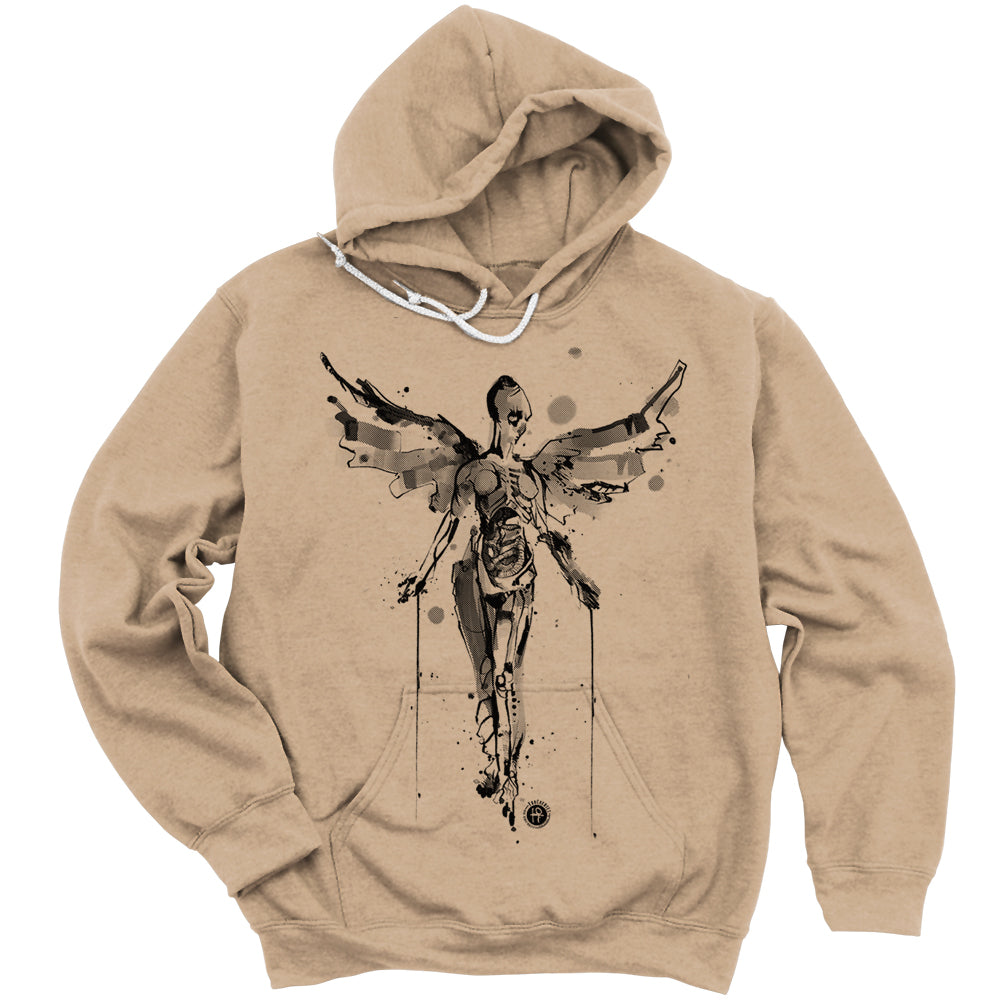 In Utero Angel: A Grunge Homage Hoodie