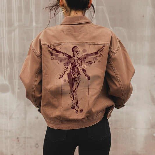 In Utero Angel: A Grunge Homage Maverick Jacket