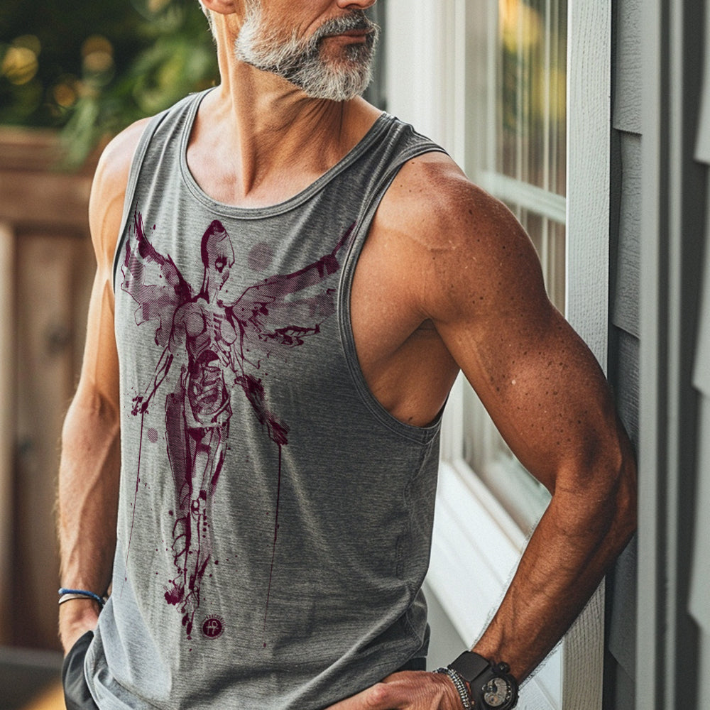 In Utero Angel: A Grunge Homage Tank Top