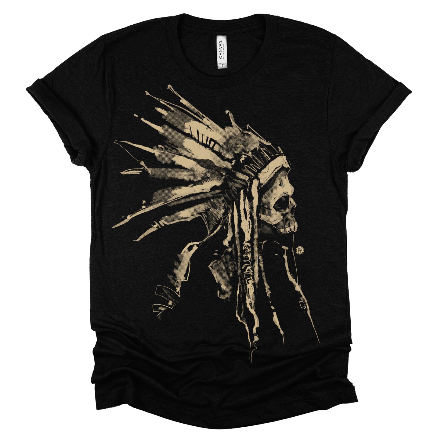 Indian Chief Skull: Tribal Legacy T-Shirt