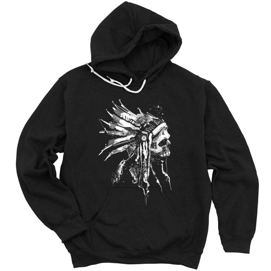 Indian Chief Skull: Tribal Legacy Hoodie