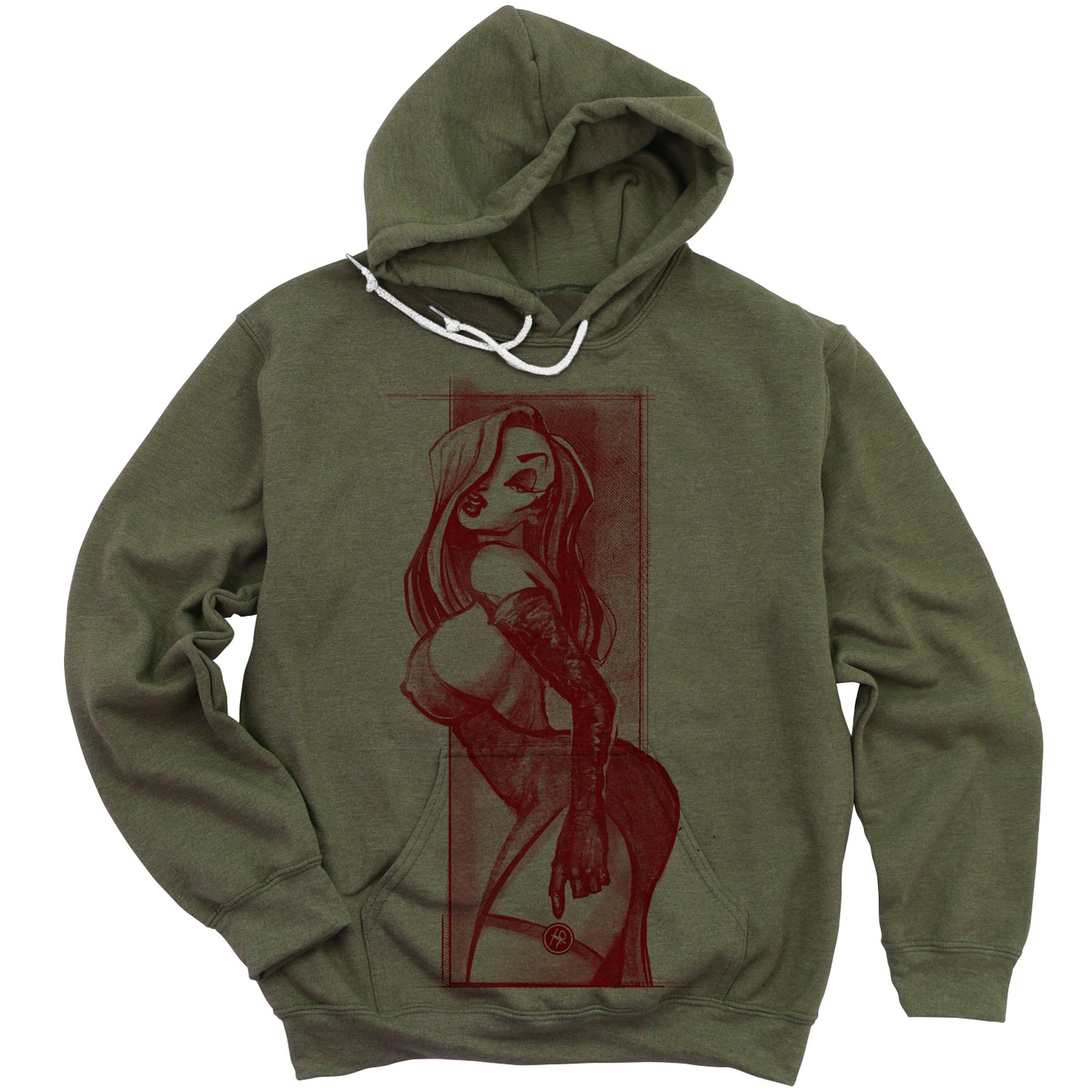 Mrs. Rabbit Pin-Up: Spicy Allure Hoodie