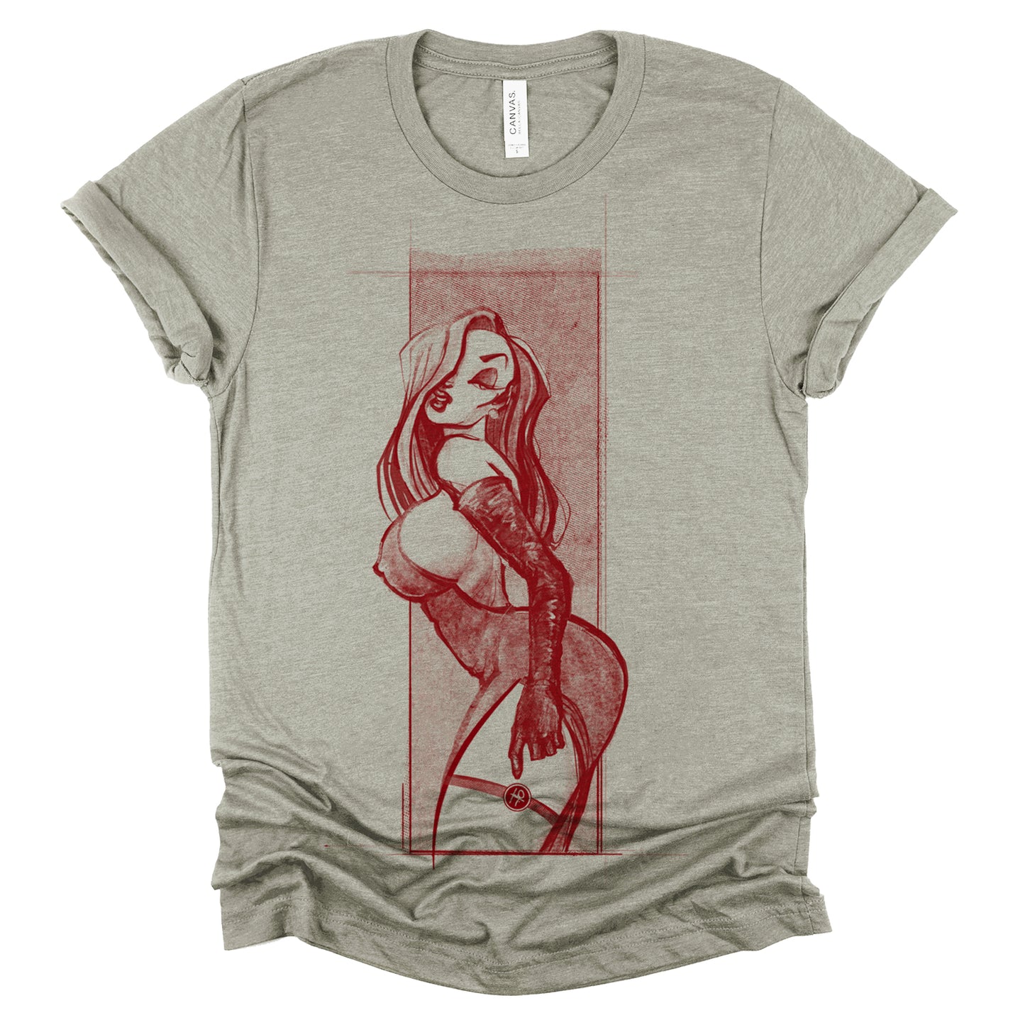 Mrs. Rabbit Pin-Up: Spicy Allure T-Shirt