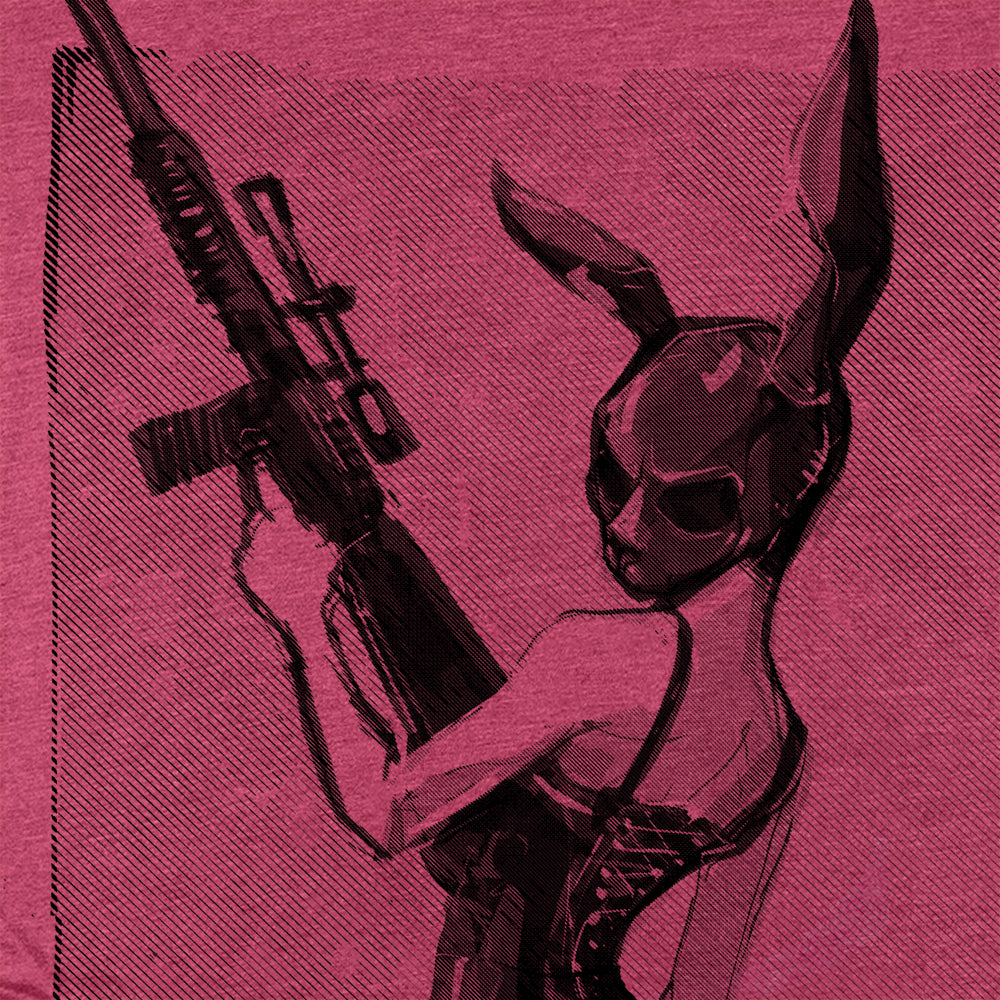 Killer Bunny: Femme Fatale Fury T-shirt