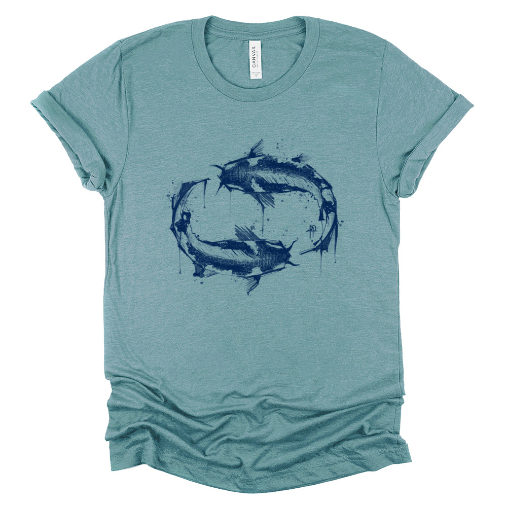 Koi Fish Pair: Serene Elegance T-Shirt