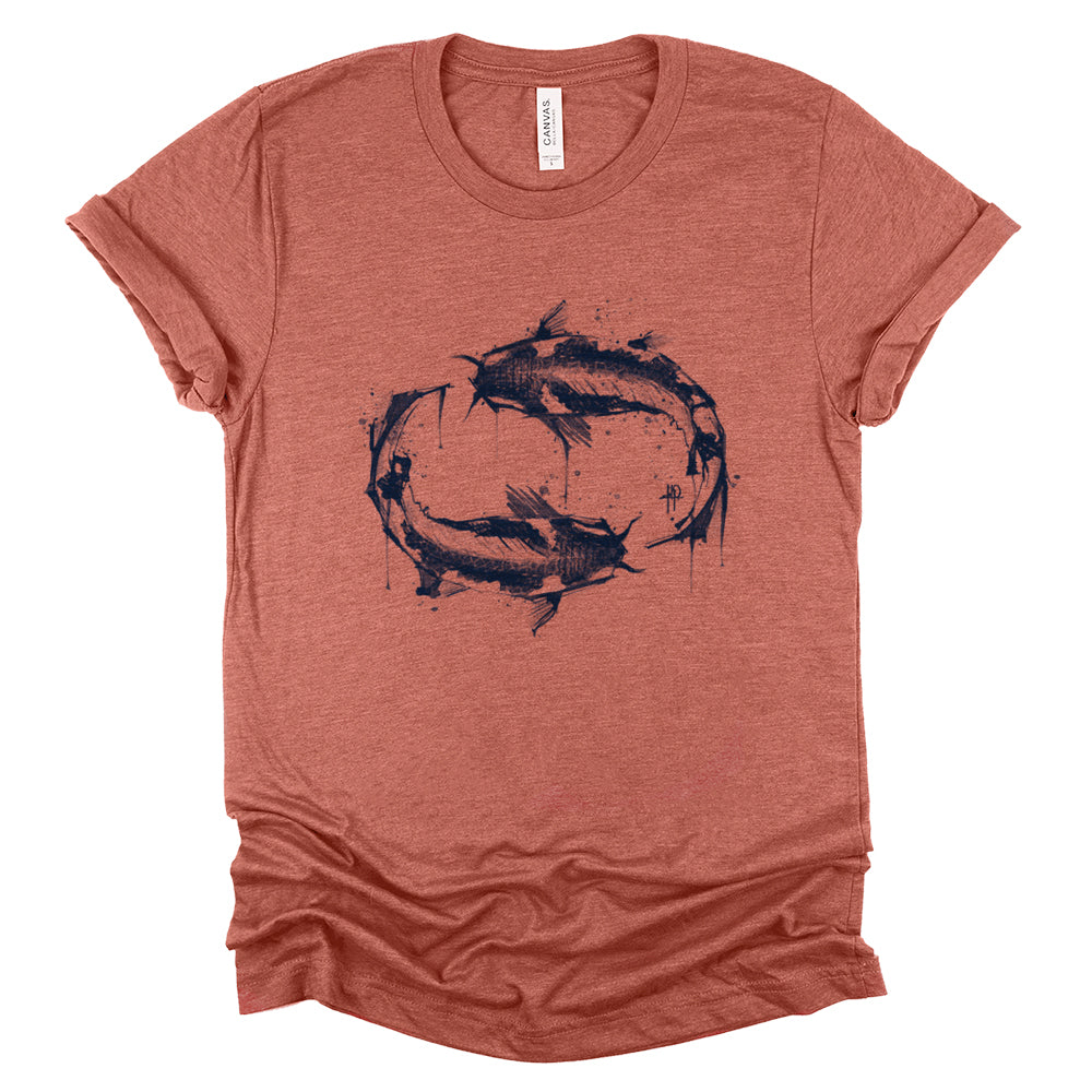 Koi Fish Pair: Serene Elegance T-Shirt