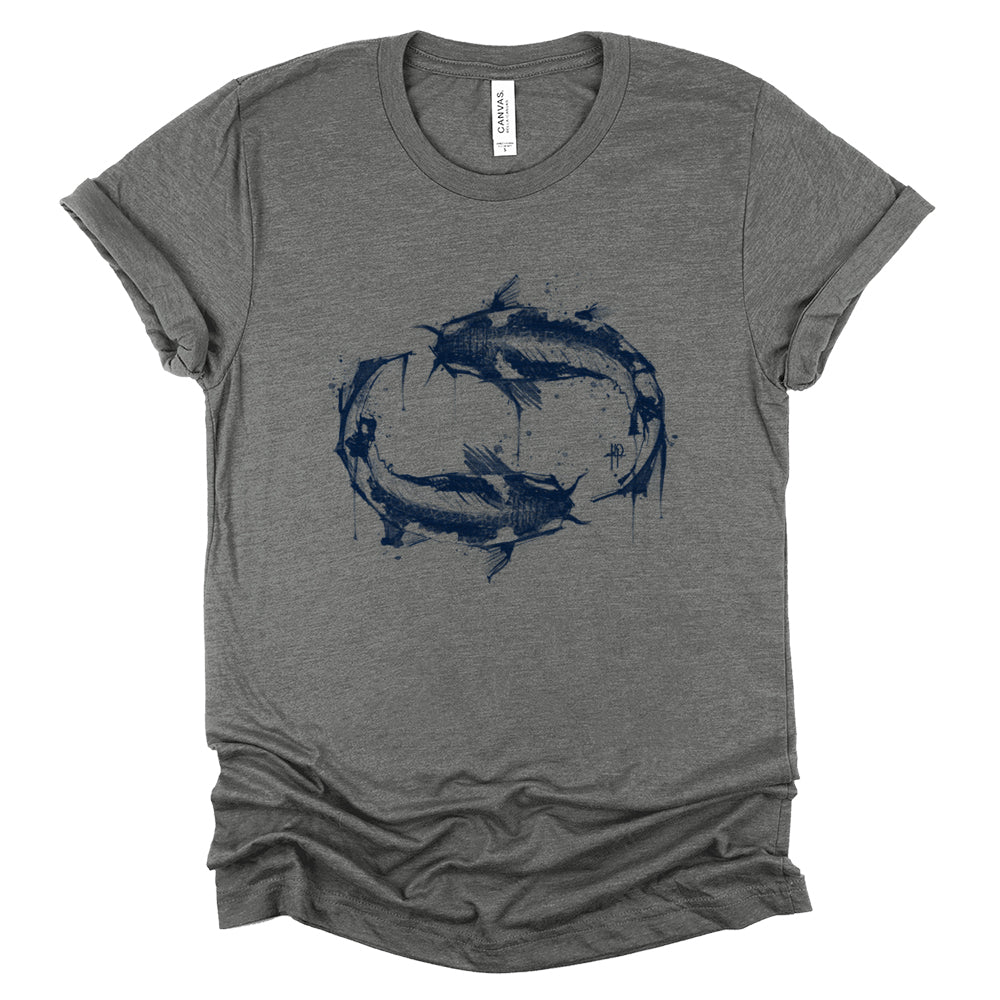 Koi Fish Pair: Serene Elegance T-Shirt