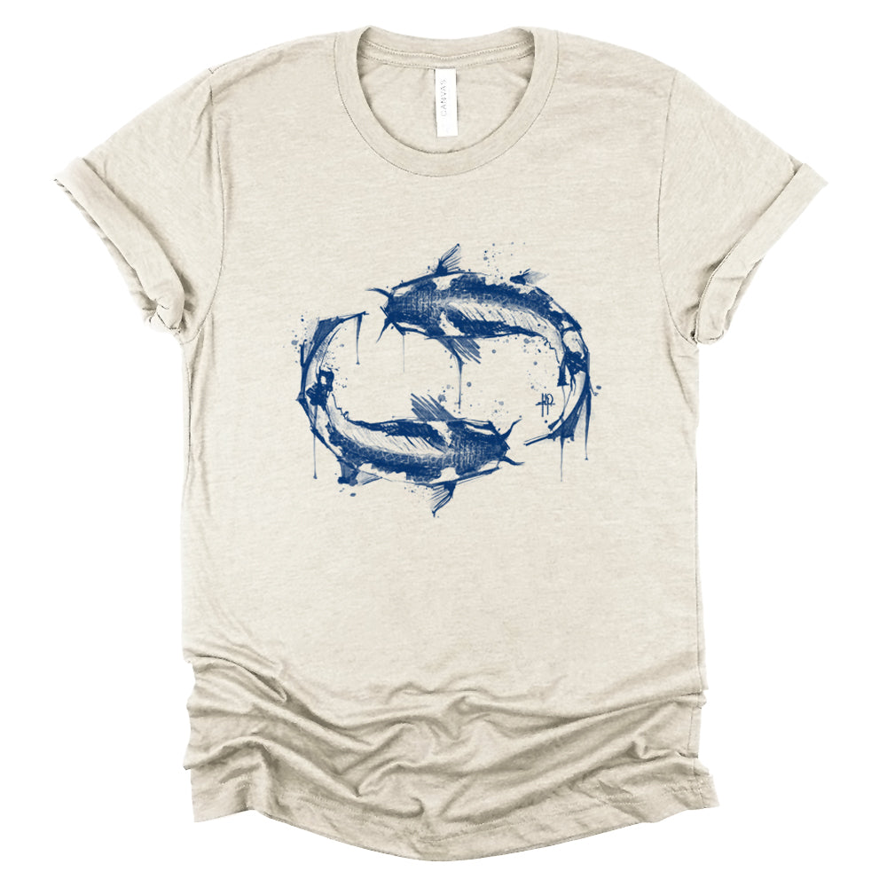 Koi Fish Pair: Serene Elegance T-Shirt