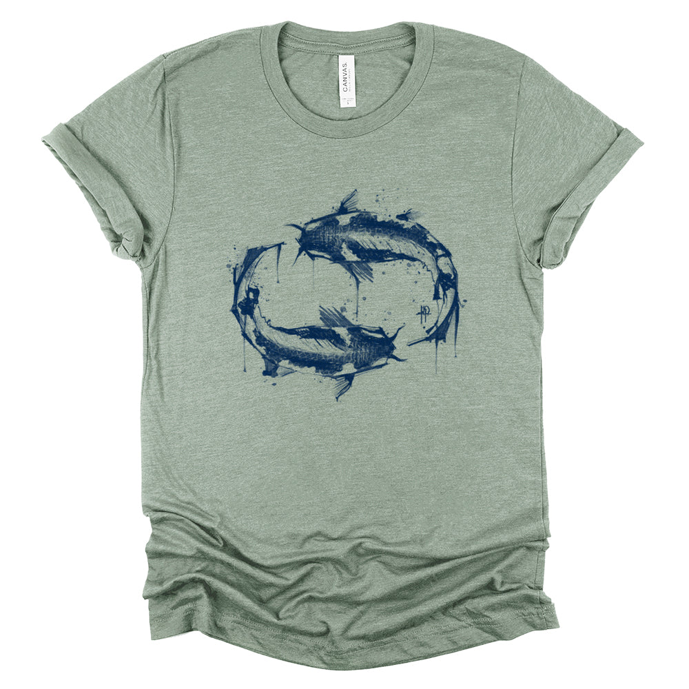 Koi Fish Pair: Serene Elegance T-Shirt