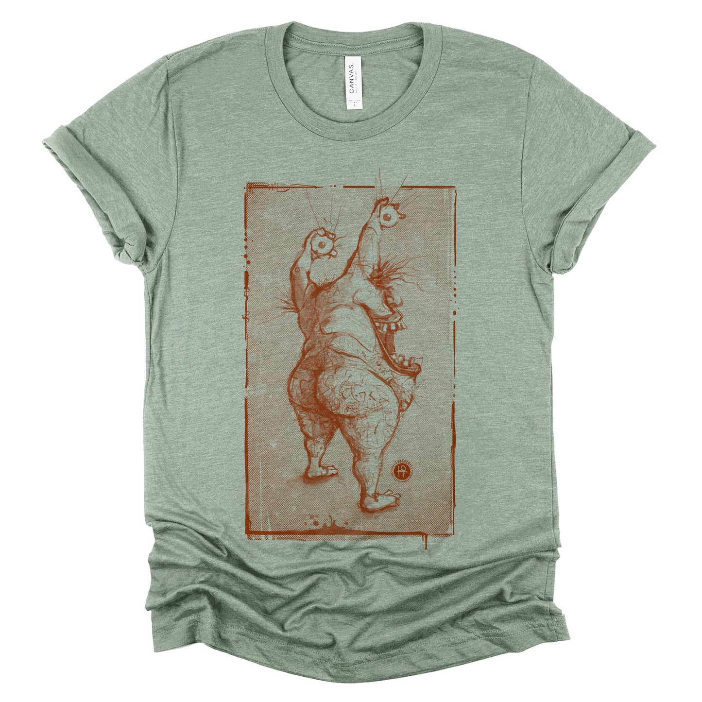 Krumm's Butt: Aaahh!!! Real Hairy T-Shirt