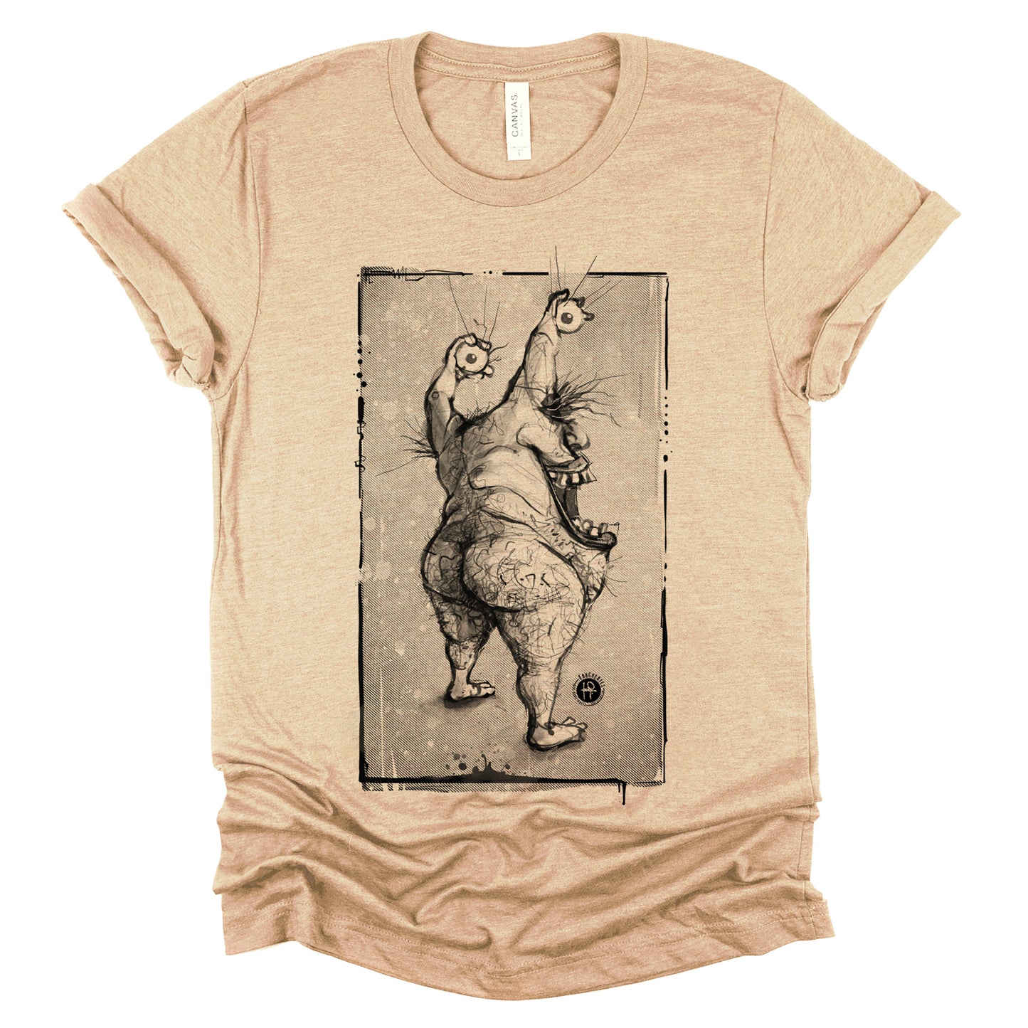 Krumm's Butt: Aaahh!!! Real Hairy T-Shirt