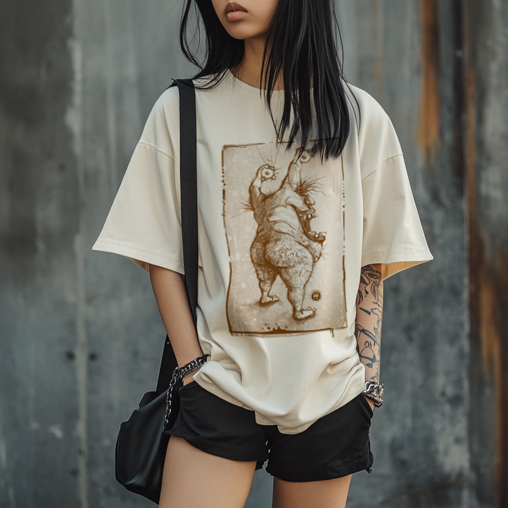 Krumm's Butt: Aaahh!!! Real Hairy Heavyweight Tee