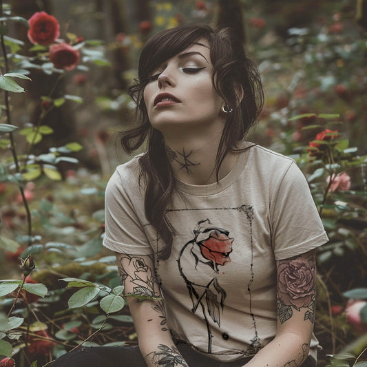 Lamenting Bloom: Capturing the Haunting Beauty T-Shirt