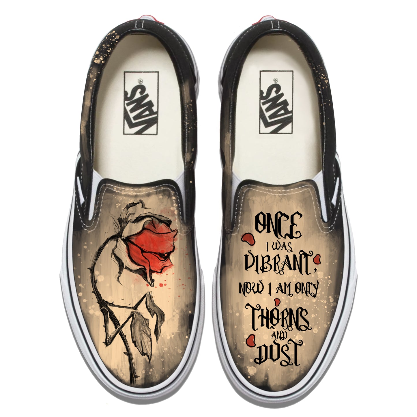 Lamenting Bloom: Capturing the Haunting Beauty Vans Slip ons