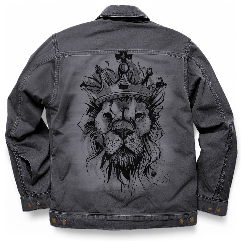 Lion Crown: Majestic Royalty Maverick Jacket
