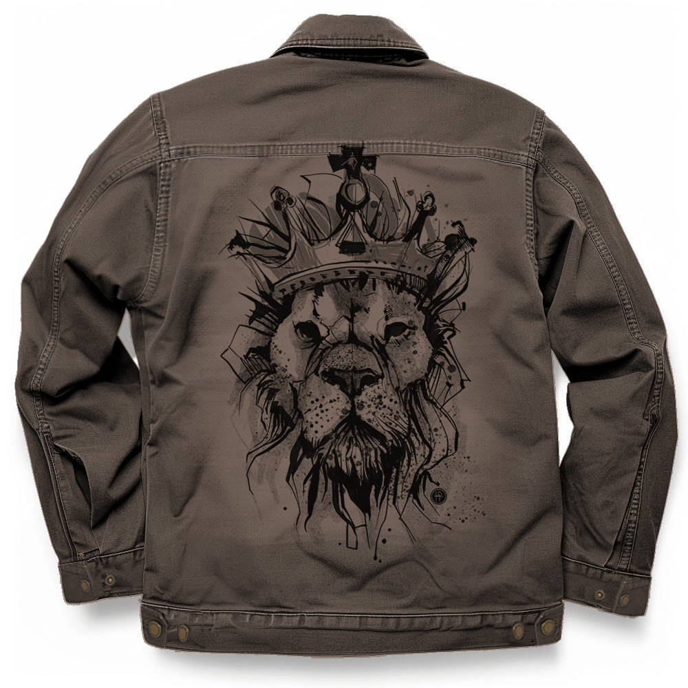 Lion Crown: Majestic Royalty Maverick Jacket
